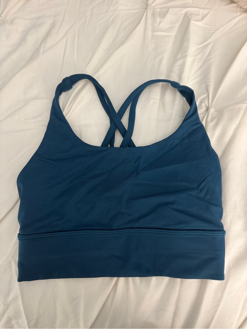 lululemon athletica Deep Teal Cross-Back Sports Bra